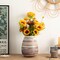 Uniquewise Farmhouse Ceramic Vase Rustic Vintage Decorative Pottery for Living Room Dining or Bedside Table Shelves Entryway and Mantel Tall Boho Centerpiece for Minimalist and Housewarming Decor